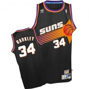 Maillot De Basket Phoenix Suns Charles Barkley 34 Engrener Noir